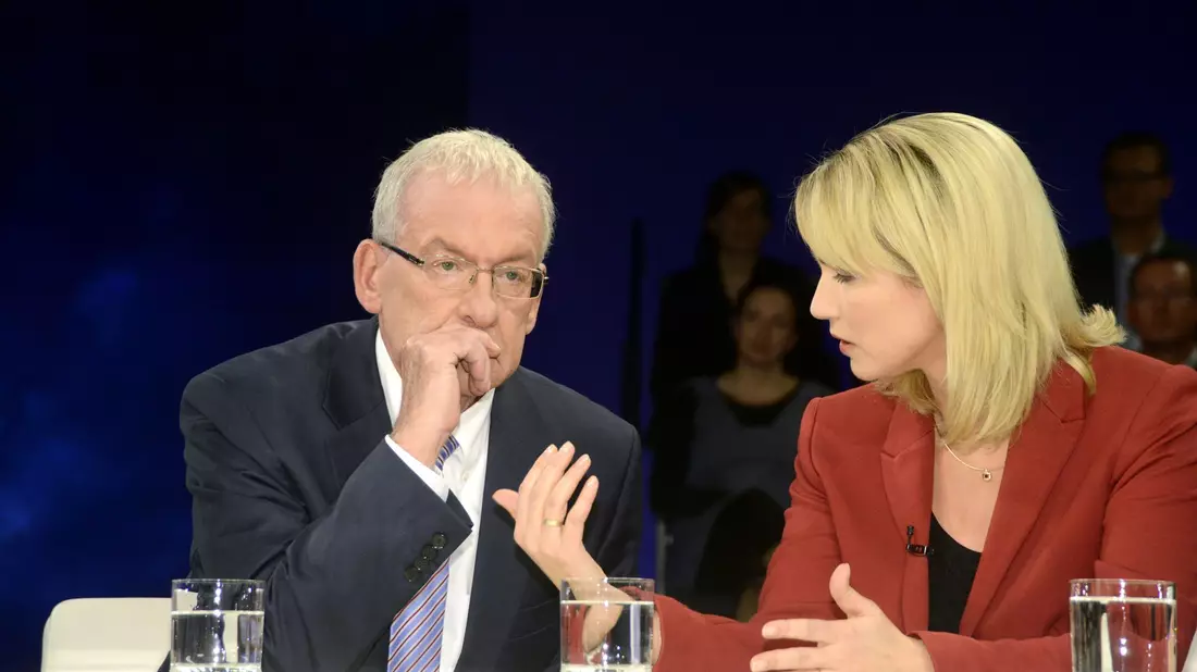Zwegat war auch Gast in Talksendungen - wie hier bei «Maybrit Illner» im Gespräch mit Manuela Schwesig. (Archivbild) - Bild: picture alliance / ZB