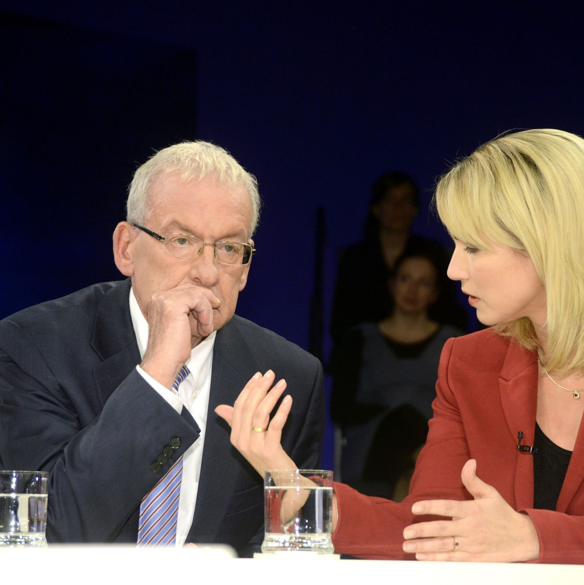 Zwegat war auch Gast in Talksendungen - wie hier bei «Maybrit Illner» im Gespräch mit Manuela Schwesig. (Archivbild) - Foto: picture alliance / ZB