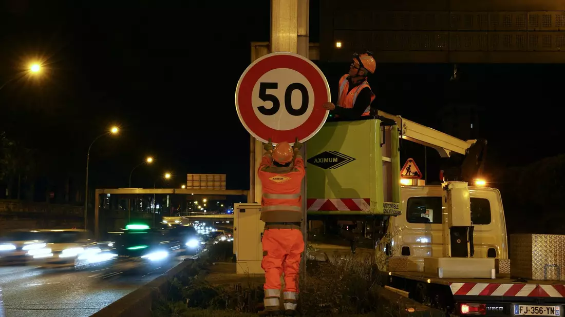 In Paris gilt nun häufiger Tempo 50. - Bild: Thomas Samson/AFP/dpa