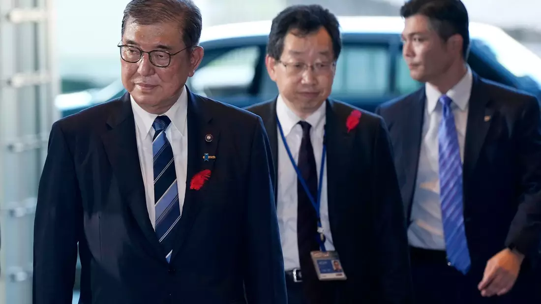 Japans neuer Regierungschef Ishiba steht vor großen Herausforderungen.   - Bild: Hiro Komae/AP/dpa