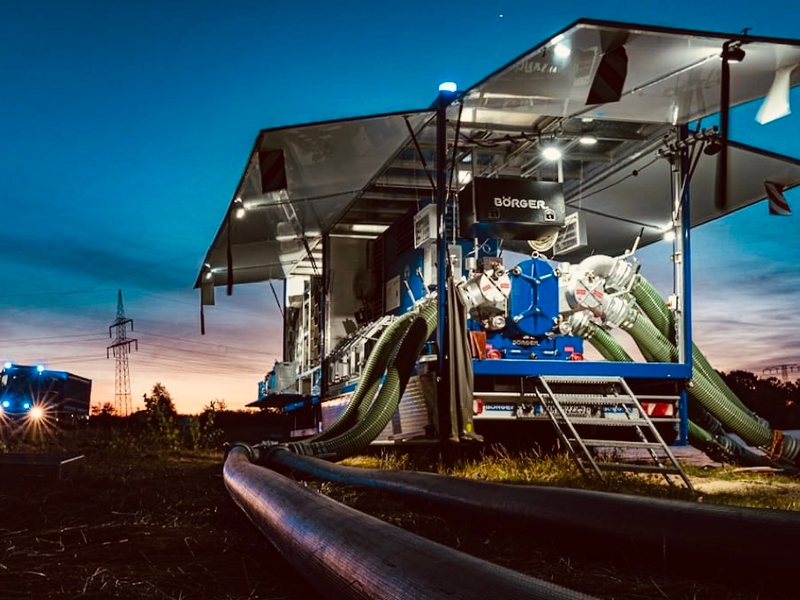 THW SN-TH: Technisches Hilfswerk auf der Messe Florian von 10.-12. Oktober 2024 in Dresden - Foto: presseportal.de