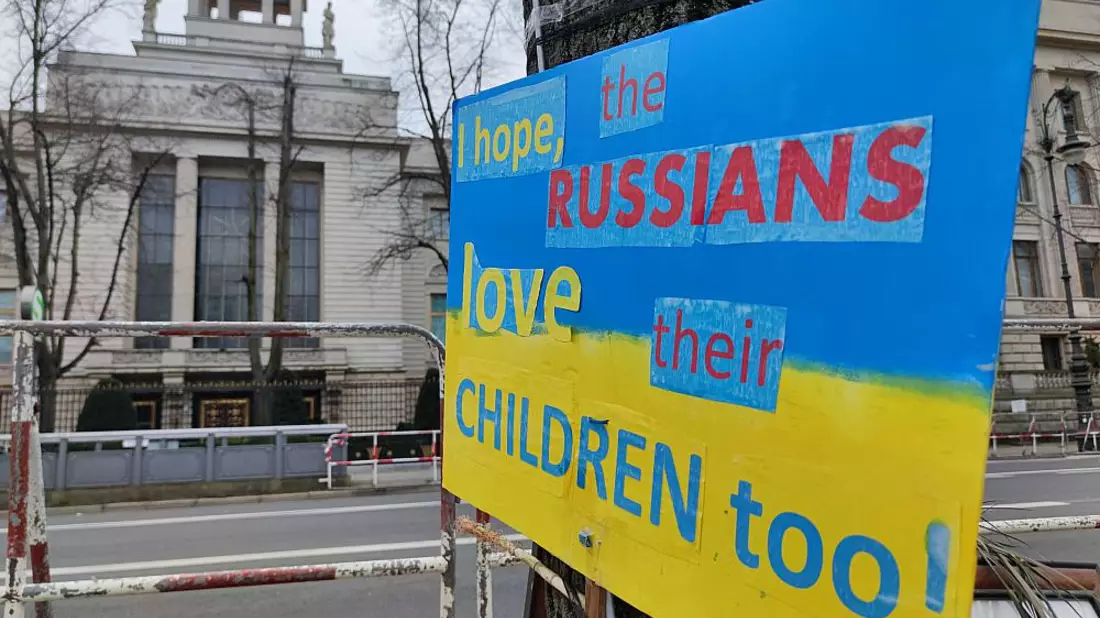 Protest vor der russischen Botschaft (Archiv) - Bild: über dts Nachrichtenagentur