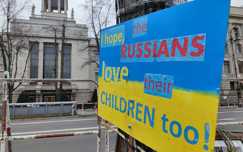 Protest vor der russischen Botschaft (Archiv) - Foto: über dts Nachrichtenagentur