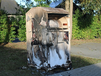 POL-MI: Altkleider-Container angezündet: Polizei sucht Zeugen - Foto: presseportal.de