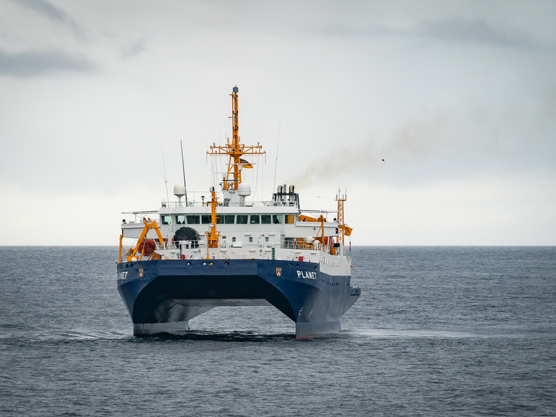 Bundeswehr-Forschungsschiff Planet zum NATO-Einsatz ausgelaufen - Foto: presseportal.de