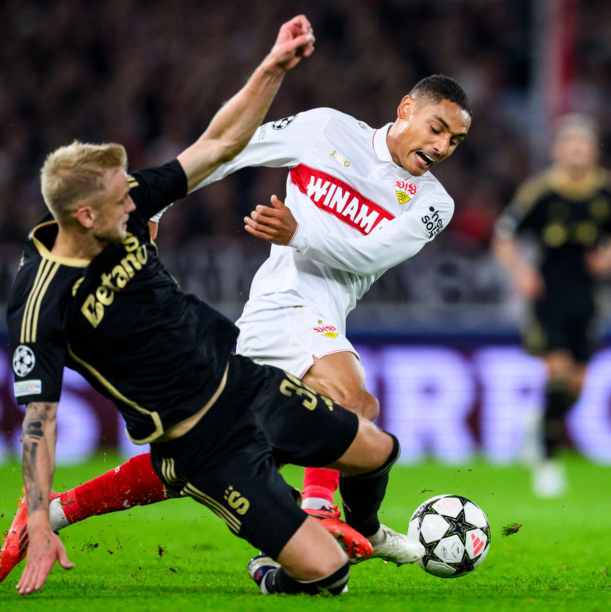 Aufstieg ins Nationalteam: Stuttgarts Offensivspieler Jamie Leweling. - Foto: Tom Weller/dpa
