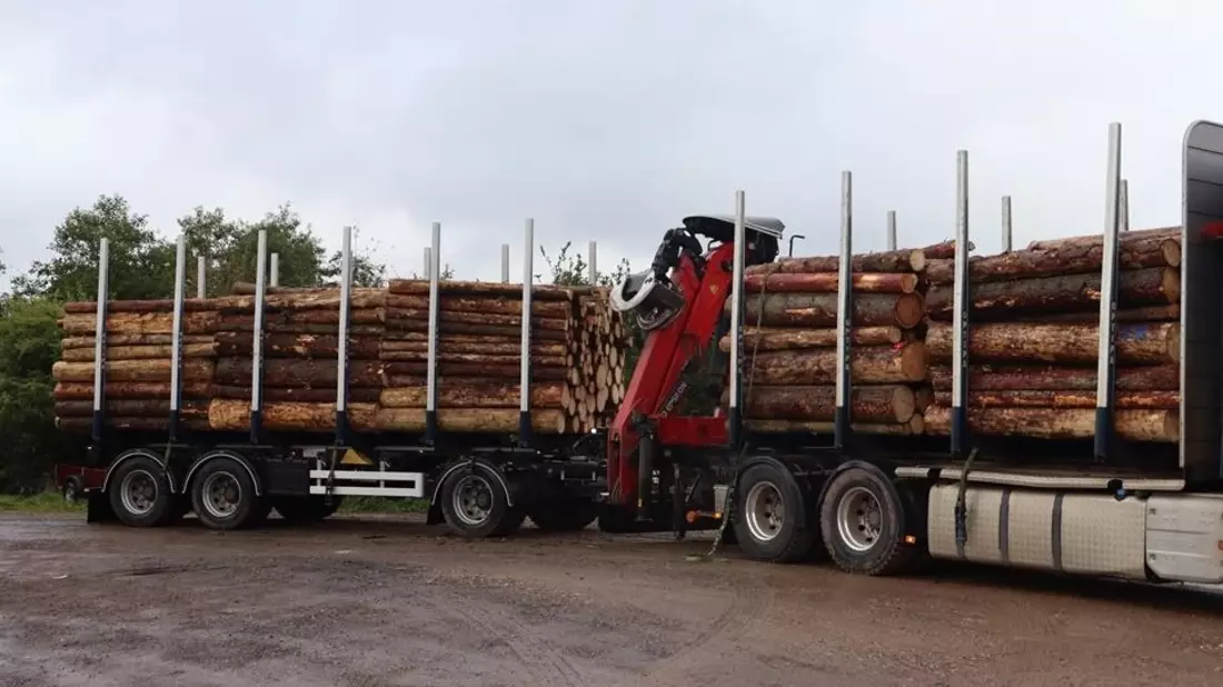 POL-PPTR: Holztransporte mit deutlicher Überladung in der Eifel unterwegs - Bild: presseportal.de