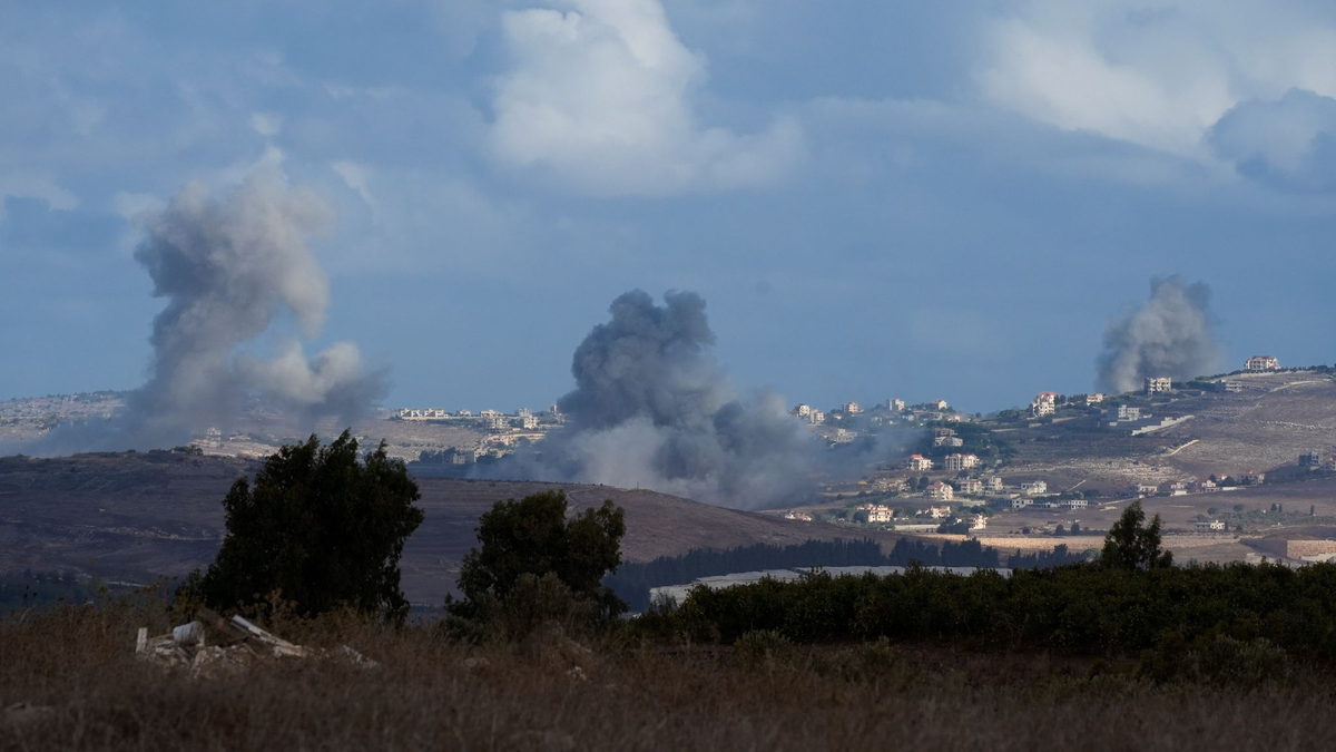 Israels Armee griff in der Grenzregion zum Libanon bisher vor allem aus der Luft an - Foto: Baz Ratner/AP/dpa