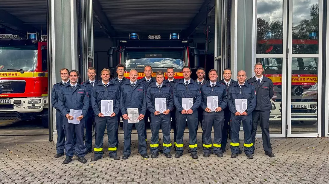 FW-Dorsten: Neue Brandmeister für Dorsten - Bild: presseportal.de