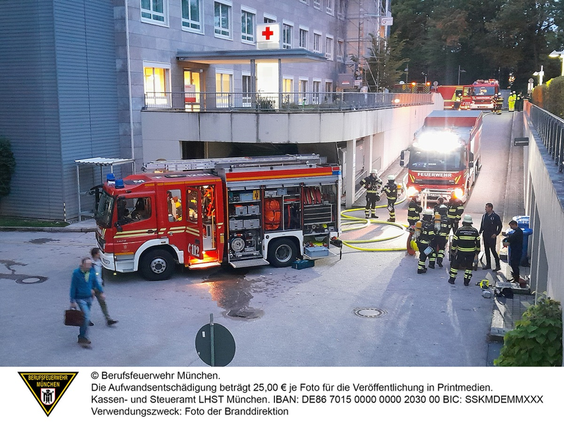 FW-M: Wäschetrockner brennt in Klinik (Pasing) - Foto: presseportal.de