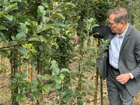 MdB Rainer Semet absolviert Praktikum in Baumschule - Foto: presseportal.de