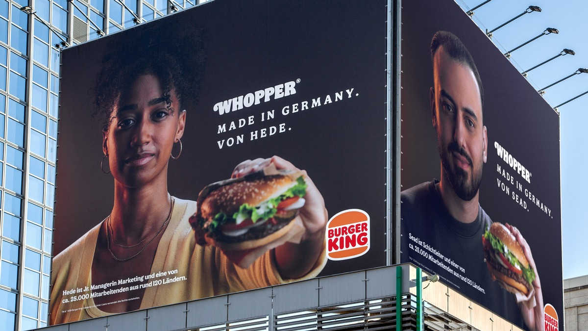 VIELFALT IST KING! / Burger King® Deutschland zeigt die Menschen hinter dem Whopper® - Foto: presseportal.de