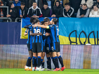 Atalanta Bergamo gewann in der Champions League souverän im Stadion des FC Schalke. - Foto: David Inderlied/dpa