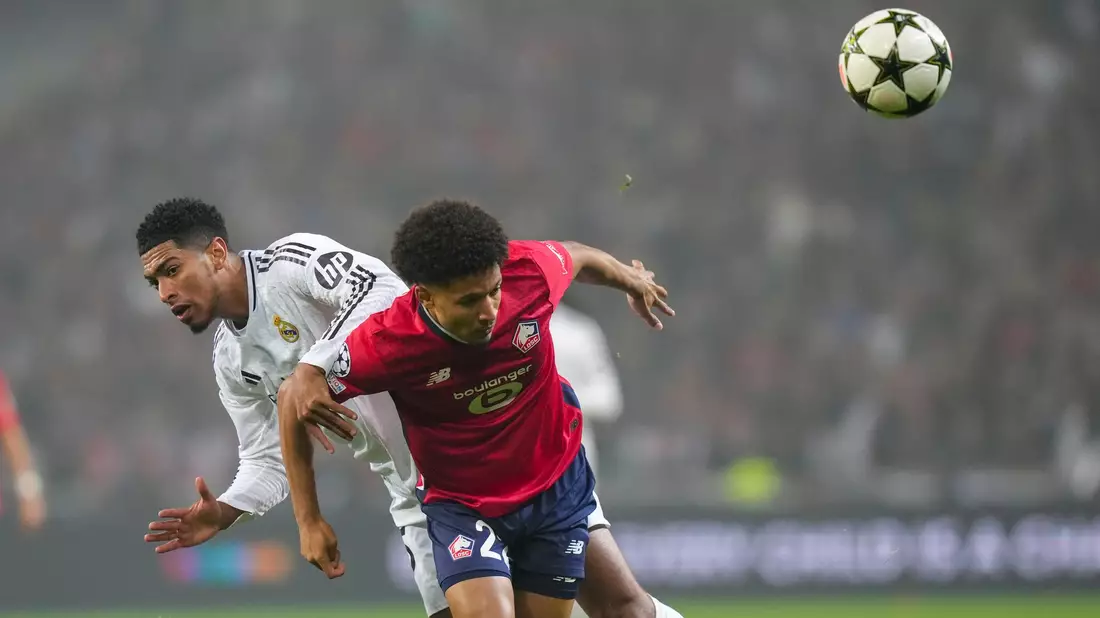 Real Madrid und Jude Bellingham patzten überraschend beim OSC Lille. - Bild: Thibault Camus/AP/dpa