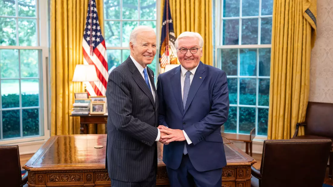 Höchste Ehren für Biden bei Deutschlandbesuch. (Archivbild) - Bild: Guido Bergmann/Bundesregierung/dpa