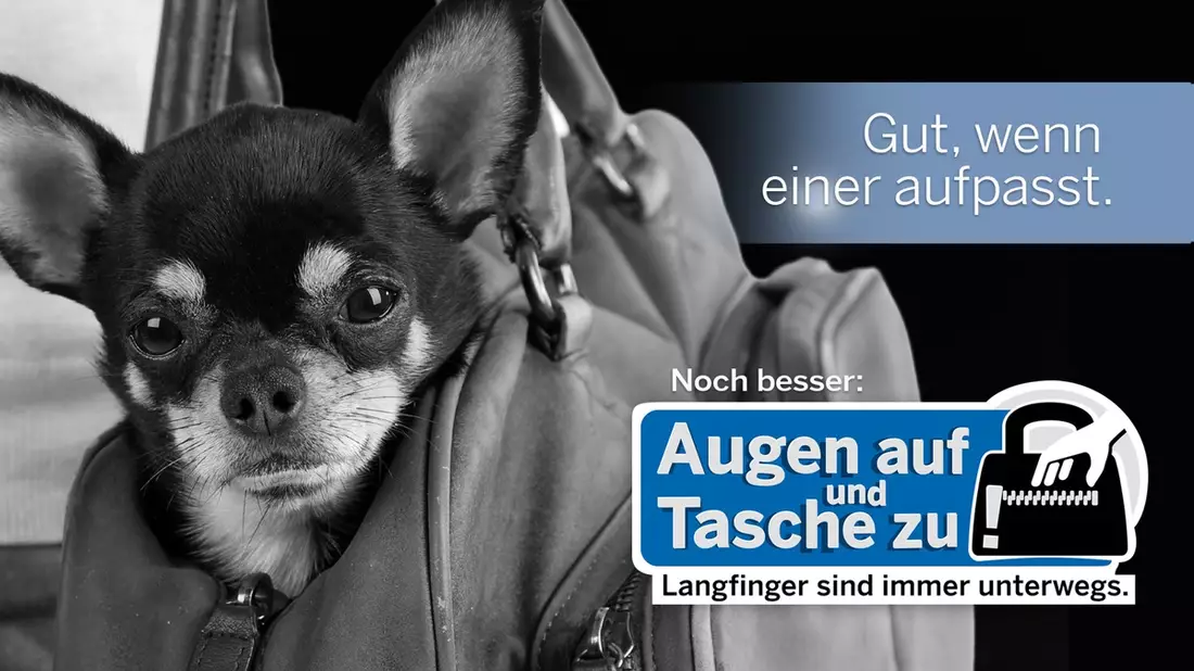 POL-EU: Augen auf und Tasche zu! Langfinger sind immer unterwegs - Polizei Euskirchen informiert zur Prävention von Taschendiebstählen - Bild: presseportal.de