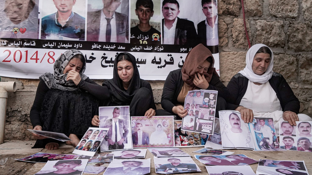 Der IS überfiel 2014 die Region Sindschar nahm und Tausende jesidische Frauen gefangen, um aus ihnen Sex-Sklavinnen für die Dschihadisten zu machen. (Archivbild)
 - Foto: Ismael Adnan/dpa