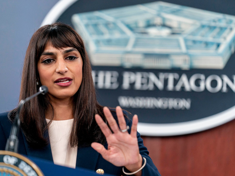 Pentagon-Sprecherin Singh: Nicht hilfreich, öffentlich über Details zu sprechen. (Archivbild) - Foto: Andrew Harnik/AP/dpa