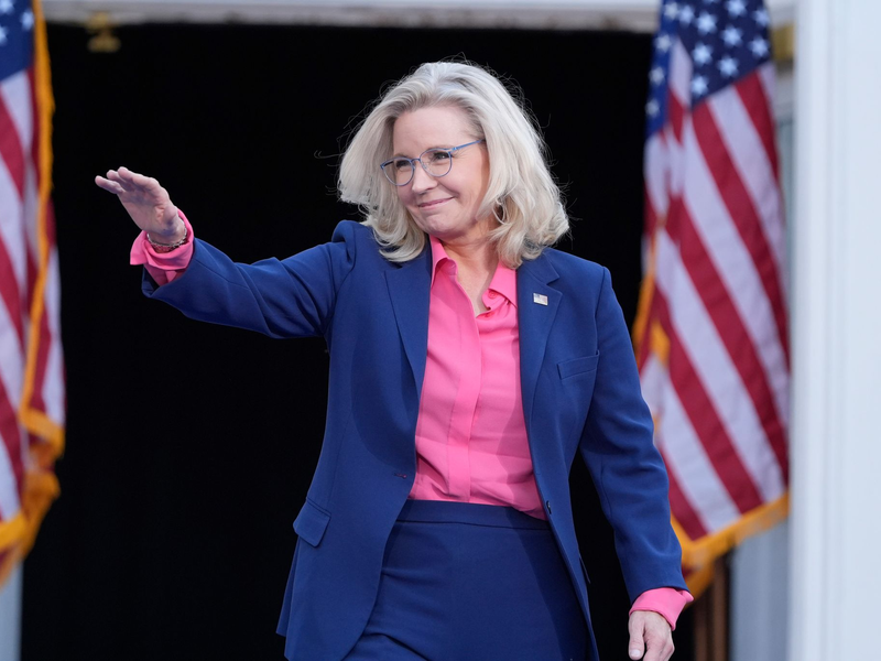 Cheney will Harris wählen. - Foto: Mark Schiefelbein/AP/dpa