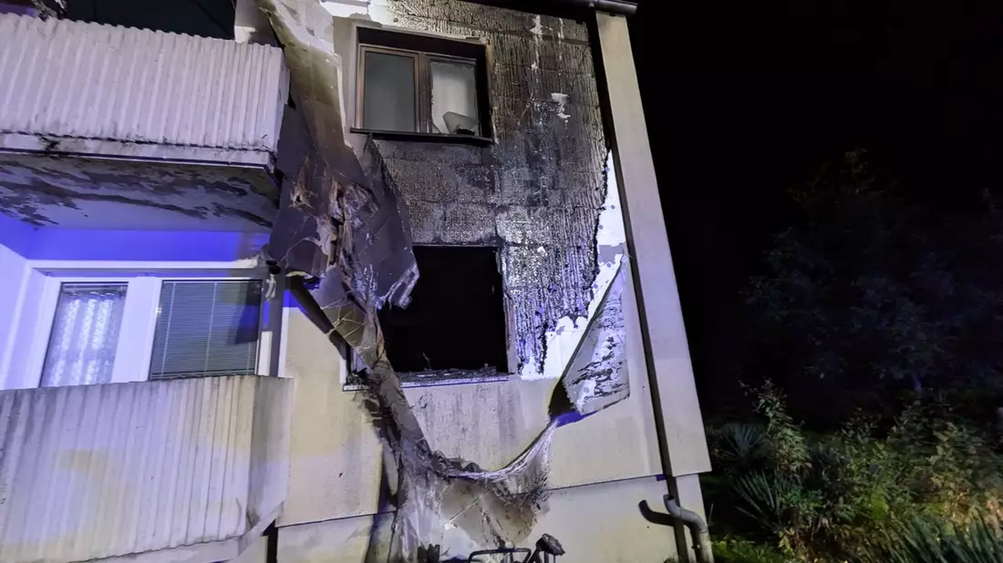 FW-OB: Feuer in einem Mehrfamilienhaus an der Dorstener Straße - Bild: presseportal.de