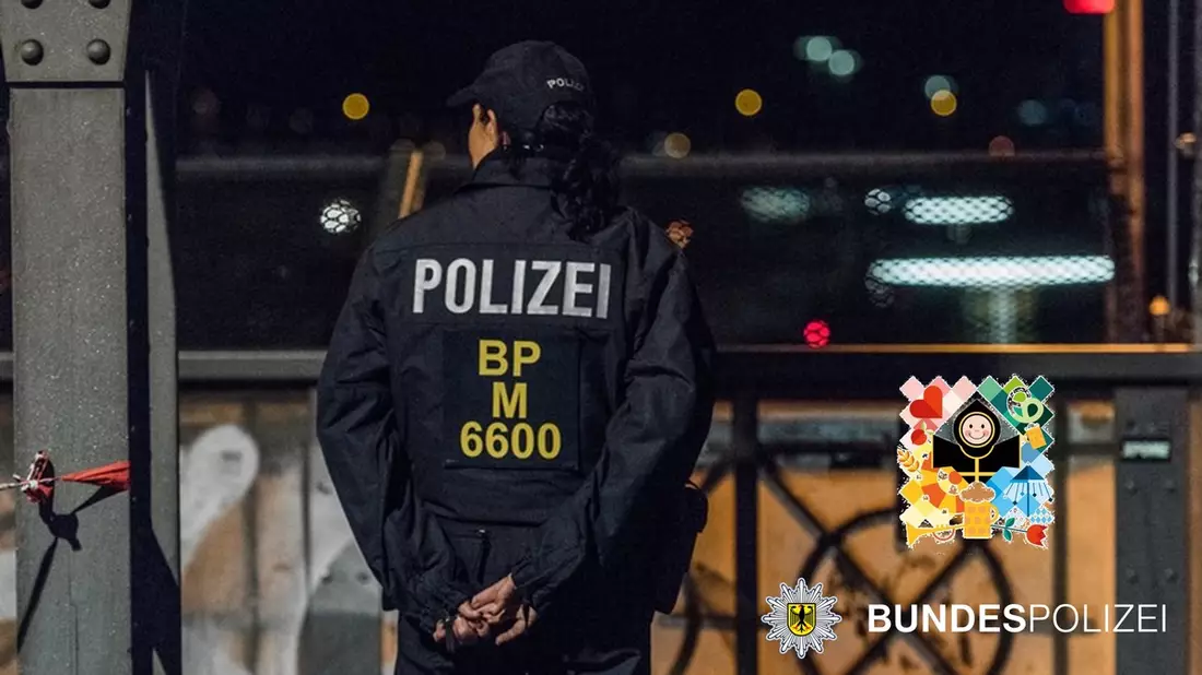 Bundespolizeidirektion München: Vorfall am Haltepunkt Hackerbrücke / Knall und Funkenflug - Bild: presseportal.de