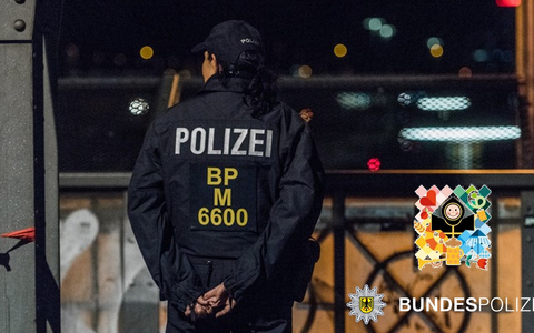 Bundespolizeidirektion München: Vorfall am Haltepunkt Hackerbrücke / Knall und Funkenflug - Foto: presseportal.de