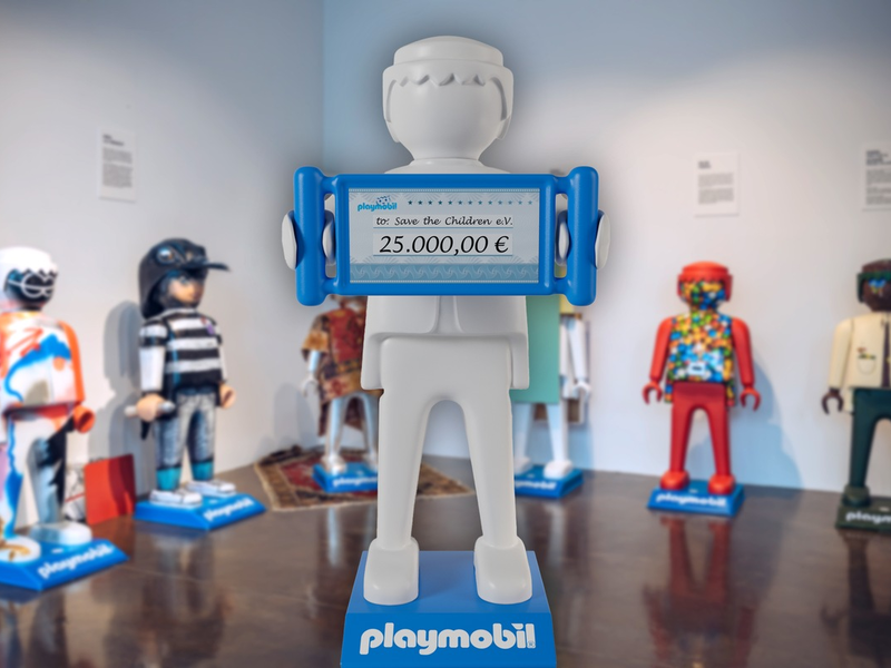 Playmobil-Kunstwerke für über 25.000 Euro versteigert / Alle Erlöse gehen an Save the Children e.V. - Foto: presseportal.de