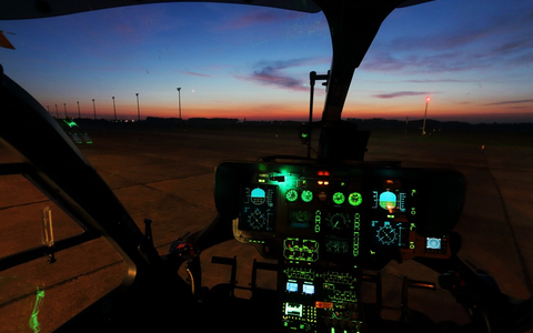 BPOLD 11: Nachtflüge für Polizeiausbildung: Sicherheit über Sankt Augustin-Hangelar und der Region - Foto: presseportal.de