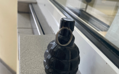 LPI-SHL: Ergänzung und Bildaufnahme zu Handgranate mit zur PI gebracht - Foto: presseportal.de