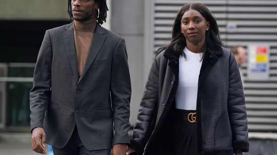 Die Athleten Bianca Williams (r.) und Ricardo dos Santos warfen der Polizei vor, sie aus rassistischen Gründen kontrolliert zu haben. (Archivbild) - Bild: Jonathan Brady/PA Wire/dpa