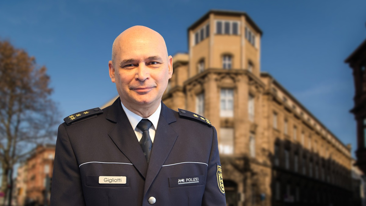 POL-MA: Mannheim/Heidelberg/Rhein-Neckar-Kreis: Leitender Polizeidirektor Renato Gigliotti ist neuer Polizeivizepräsident des Polizeipräsidiums Mannheim - Foto: presseportal.de