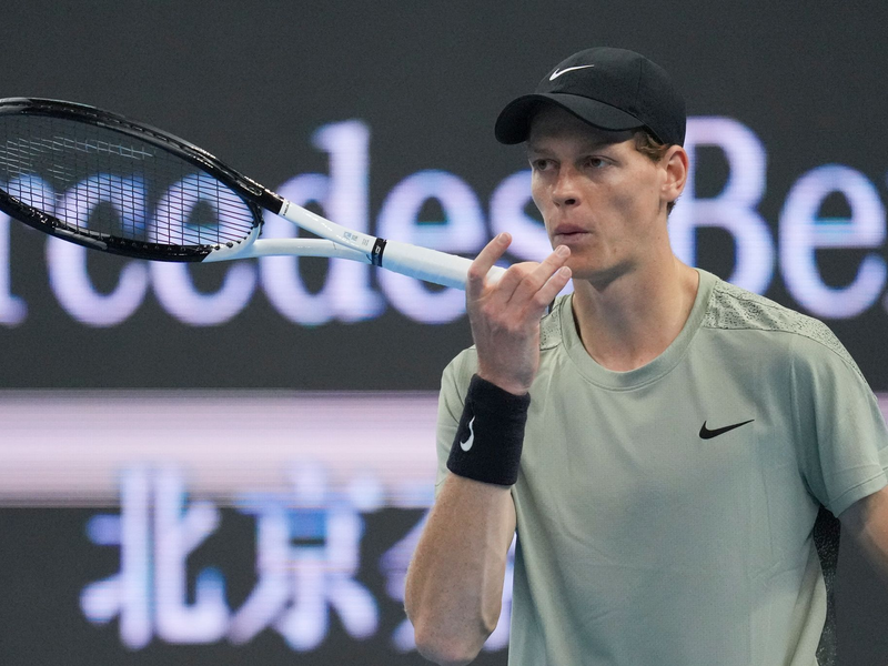 Wann es ein Urteil im Fall Jannik Sinner beim Cas gibt, ist noch offen. - Foto: Achmad Ibrahim/AP/dpa