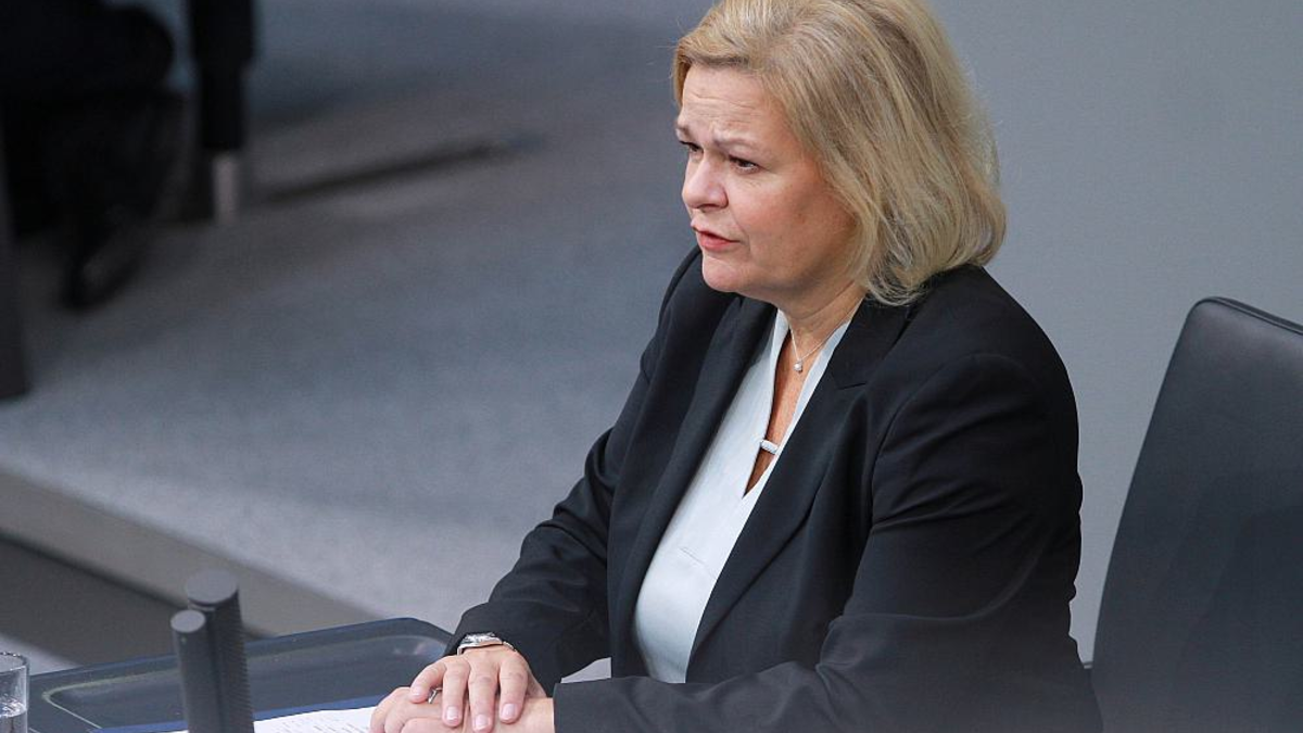 Nancy Faeser (Archiv) - Foto: über dts Nachrichtenagentur