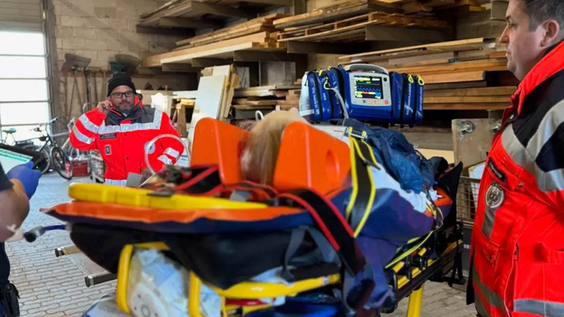 FW-SE: Großübung von Feuerwehr und Rettungsdienst in Wakendorf I - Bild: presseportal.de
