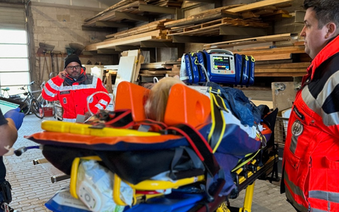 FW-SE: Großübung von Feuerwehr und Rettungsdienst in Wakendorf I - Foto: presseportal.de