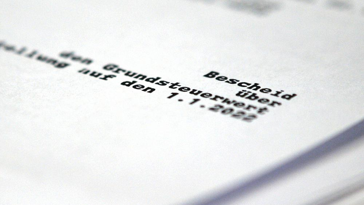 Grundsteuerbescheid (Archiv) - Foto: über dts Nachrichtenagentur