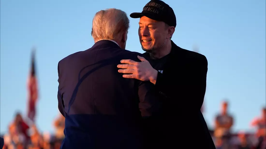 Diese Wahl werde «keine gewöhnliche Wahl», sagt Musk. - Bild: Evan Vucci/AP
