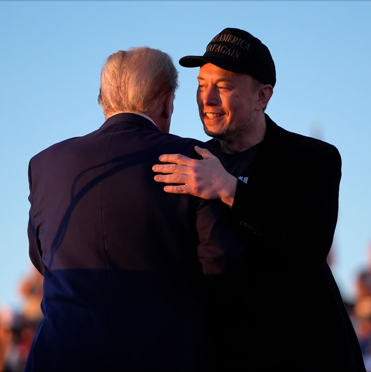 Diese Wahl werde «keine gewöhnliche Wahl», sagt Musk. - Foto: Evan Vucci/AP