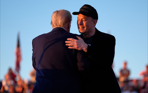 Diese Wahl werde «keine gewöhnliche Wahl», sagt Musk. - Foto: Evan Vucci/AP