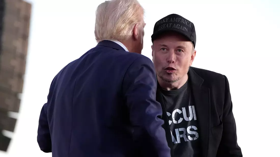 «Ich glaube, das ist die wichtigste Wahl unseres Lebens», sagt Musk. - Bild: Alex Brandon/AP