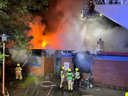 FW Dülmen: Spiekerhof-Kindergarten in Vollbrand - Foto: presseportal.de