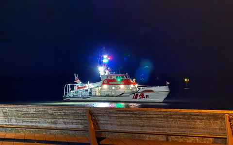FW Bremerhaven: Nächtliche Personensuche in der Weser - Foto: presseportal.de
