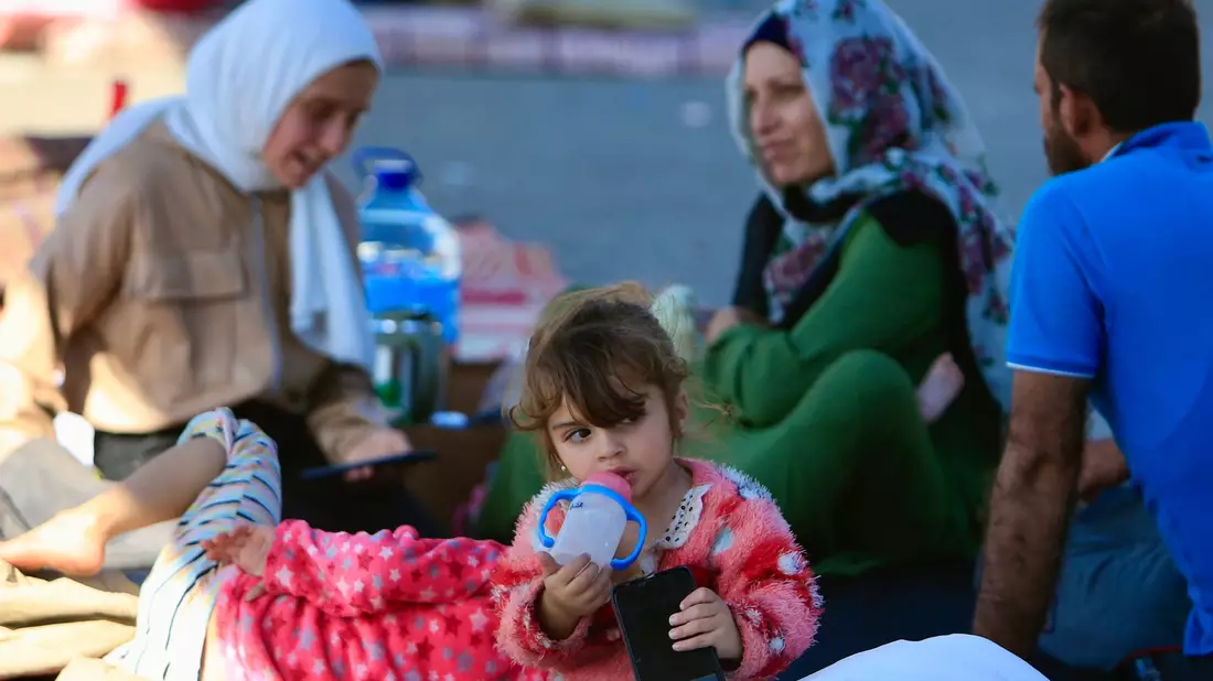 Grandi: Traumatisierte Kinder verstehen die Welt nicht mehr.  - Bild: Ali Hashisho/XinHua/dpa