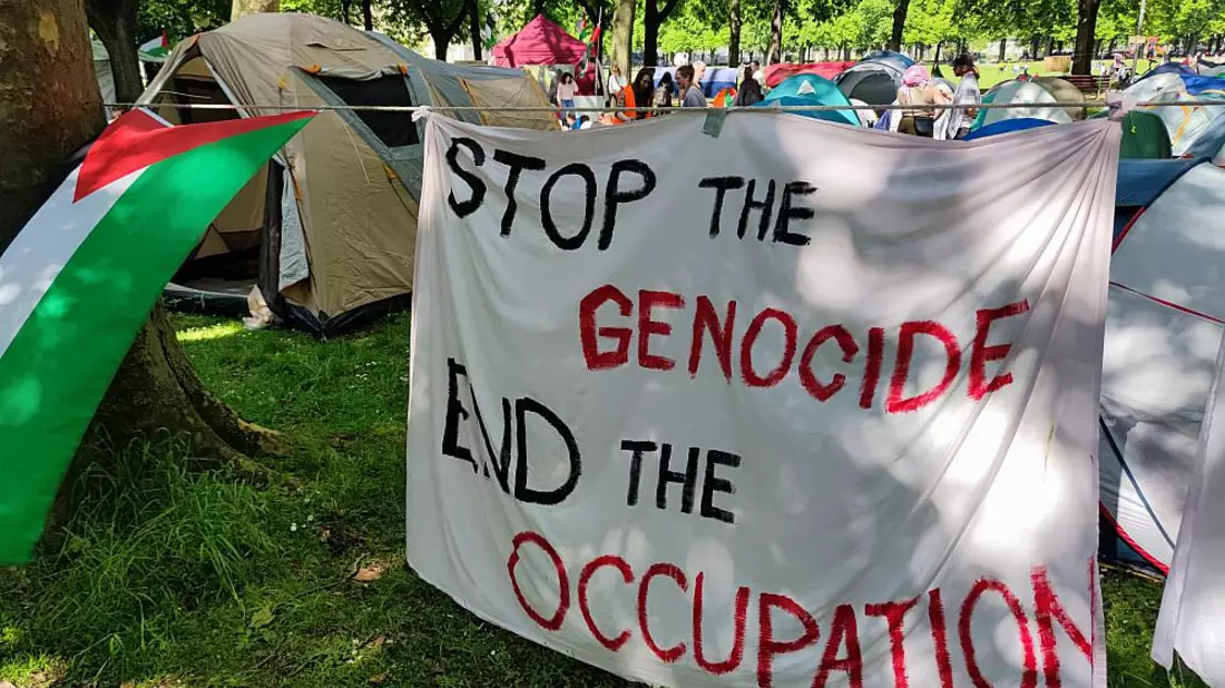 Pro-Palästina Camp an der Uni Bonn (Archiv) - Bild: über dts Nachrichtenagentur