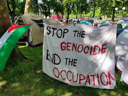 Pro-Palästina Camp an der Uni Bonn (Archiv) - Foto: über dts Nachrichtenagentur