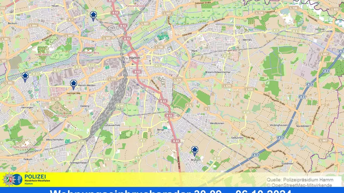 POL-HAM: Wohnungseinbruchsradar Hamm für die Woche vom 30. September bis 6. Oktober - Bild: presseportal.de