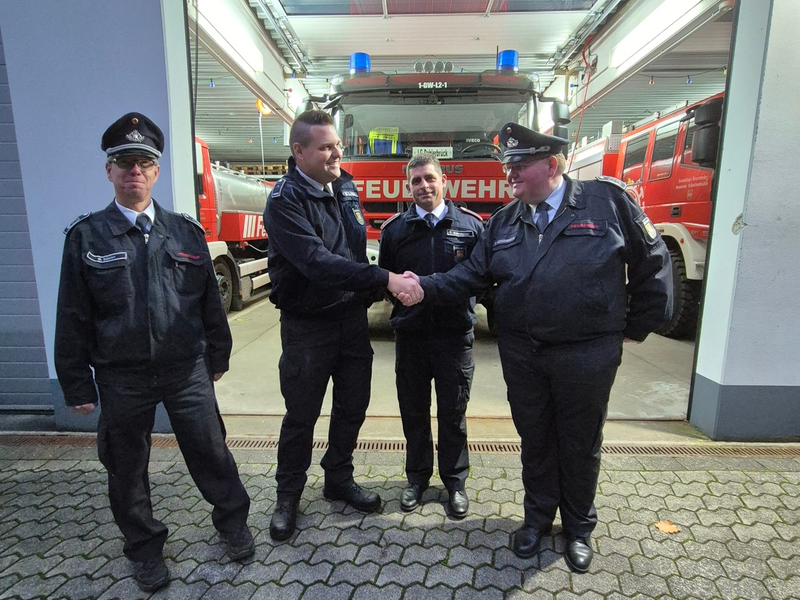 FW Schalksmühle: Neue Einheitsführung für die Löschgruppe Dahlerbrück - Foto: presseportal.de
