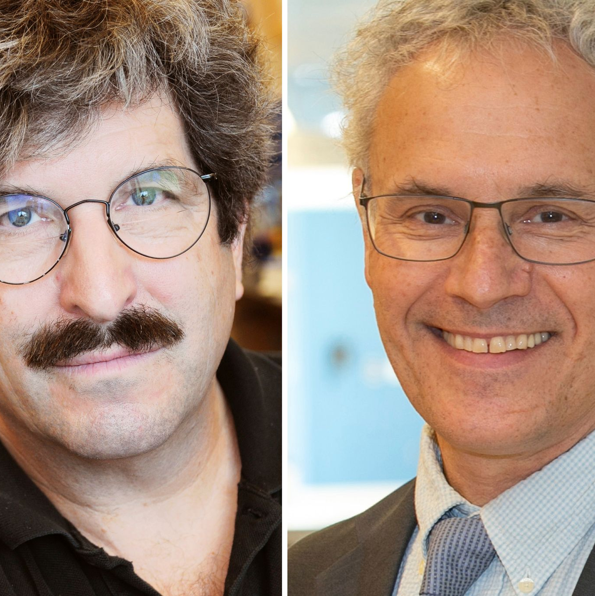 Diese Kombination von Bildern zeigt die US-Forscher Gary Ruvkun (l) und Victor Ambros. Der Nobelpreis für Medizin geht an sie für die Entdeckung der microRNA und ihrer Rolle bei der Genregulierung. - Foto: -/Mass General,UMass/AP/dpa