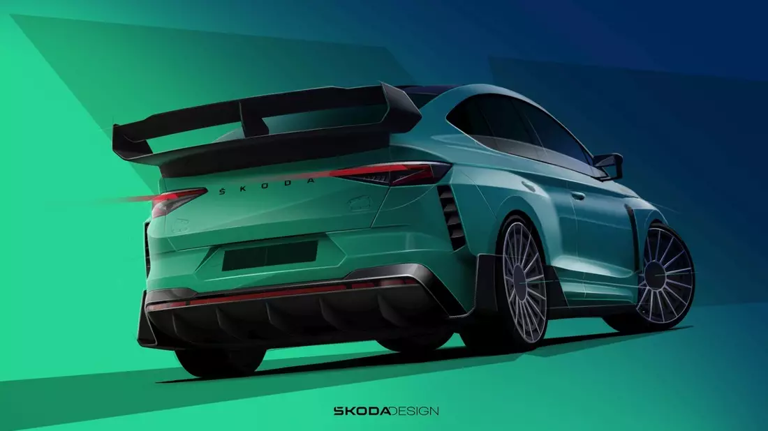 Škoda Enyaq RS Race: Neues Teaser-Video erhöht die Spannung vor der Weltpremiere - Bild: presseportal.de