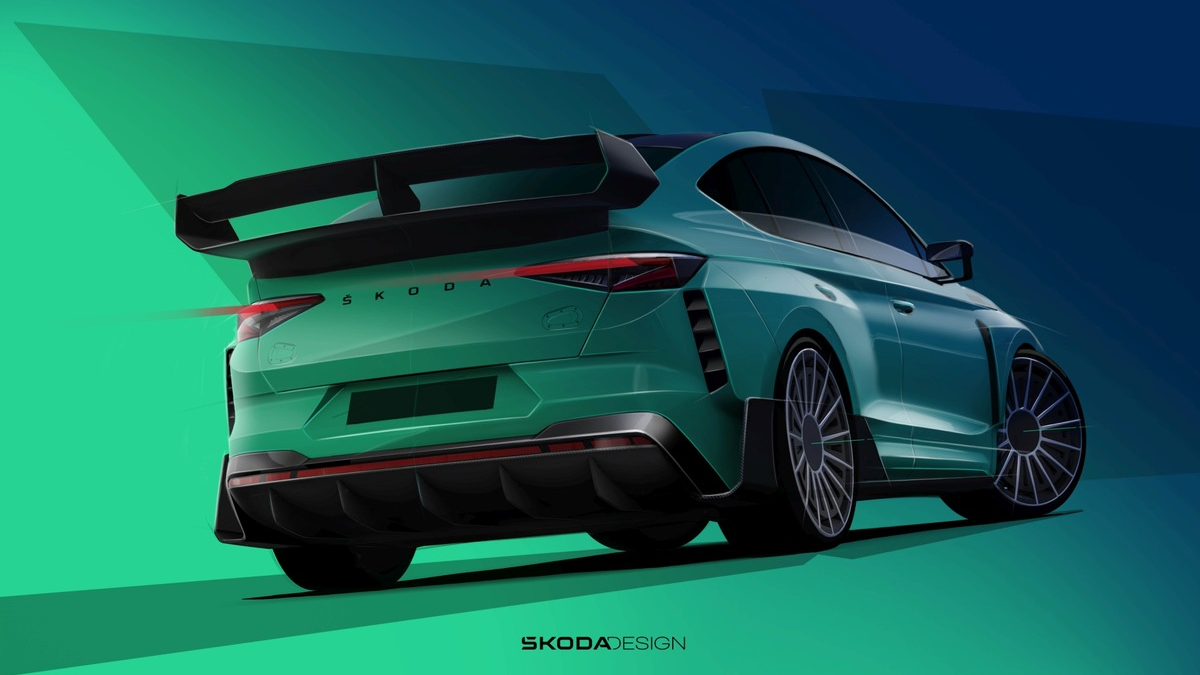 Škoda Enyaq RS Race: Neues Teaser-Video erhöht die Spannung vor der Weltpremiere - Foto: presseportal.de
